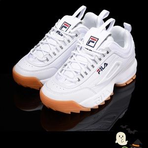 FILA - Disruptor II Premium - White w/ Gum Sole